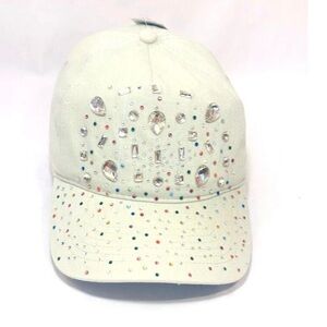 Colorful Rhinestone studded Ladies Bling Streetwear Activewear Baseball Cap Hat